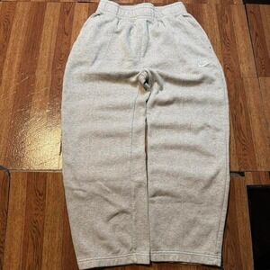 Nike Grey Fleece Retro Tech Sportswear Baggy Hem Sweatpants XS